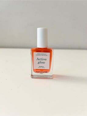 🌸MANUCURIST PARIS Active Glow Raspberry Nourishing Treatment Nail Polosh 15 mL